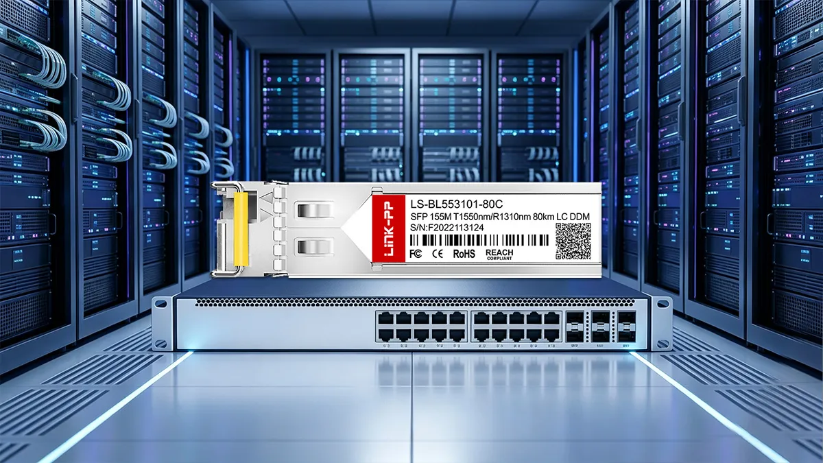 LINK-PP LS-BL553101-80C 155M SFP光モジュール