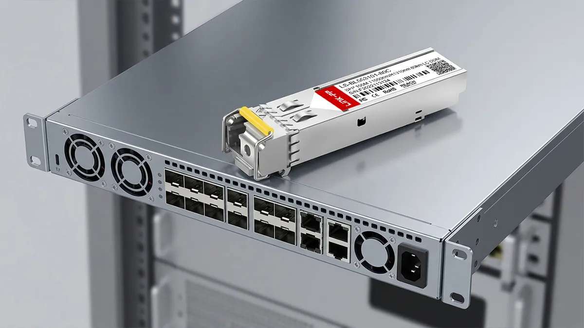 LINK-PP LS-BL553101-80C 155M SFP Usage Demonstration