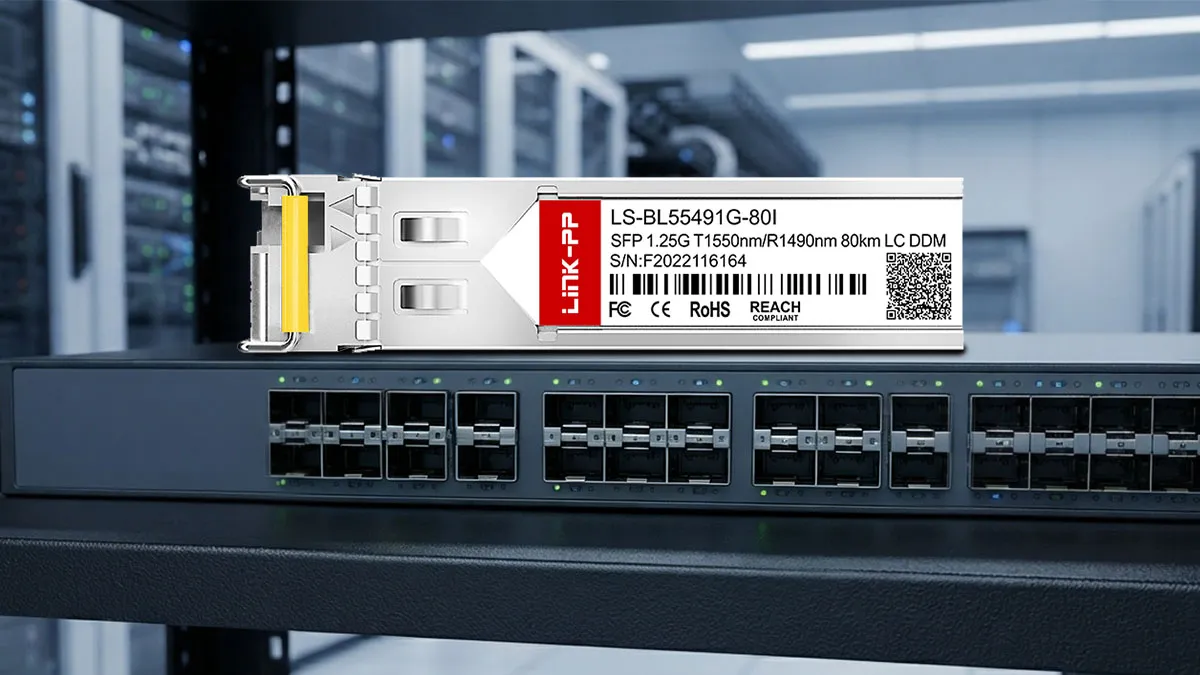 LINK-PP LS-BL55491G-80I 1G BiDi SFP оптический модуль