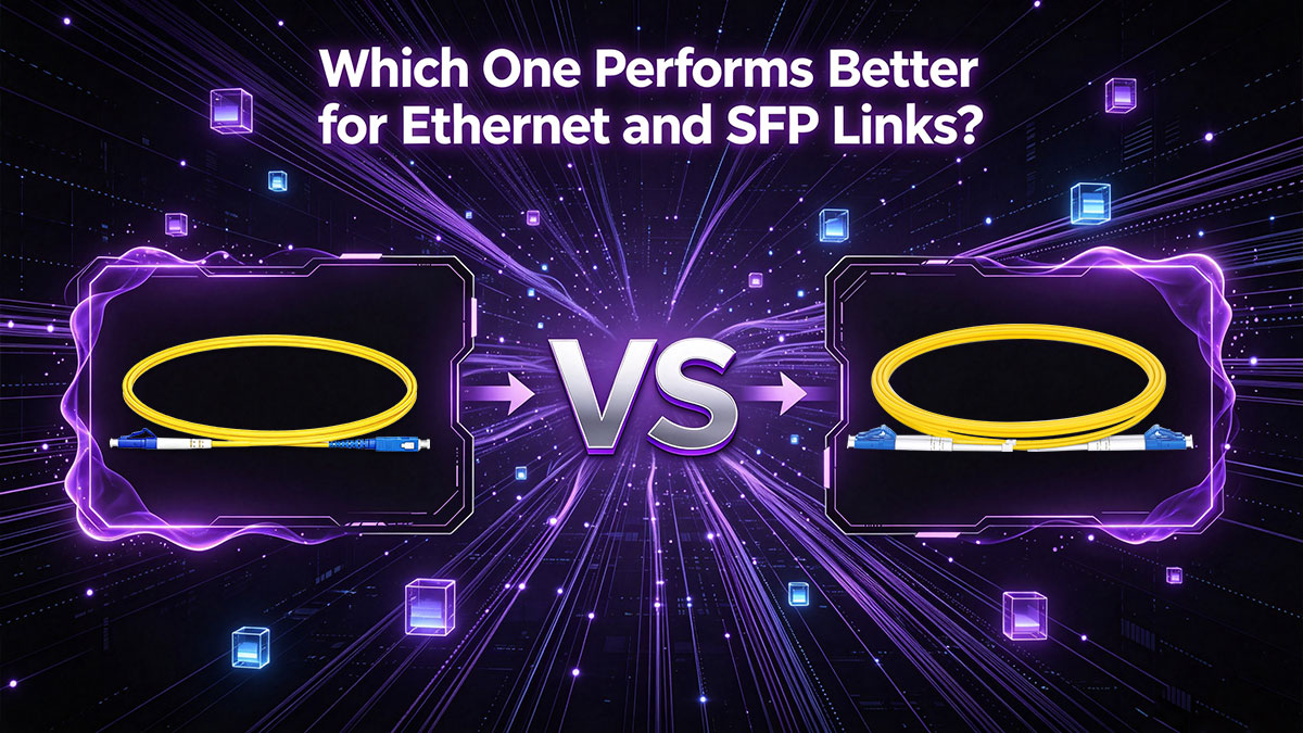 Which One Performs Better for Ethernet and SFP Links?