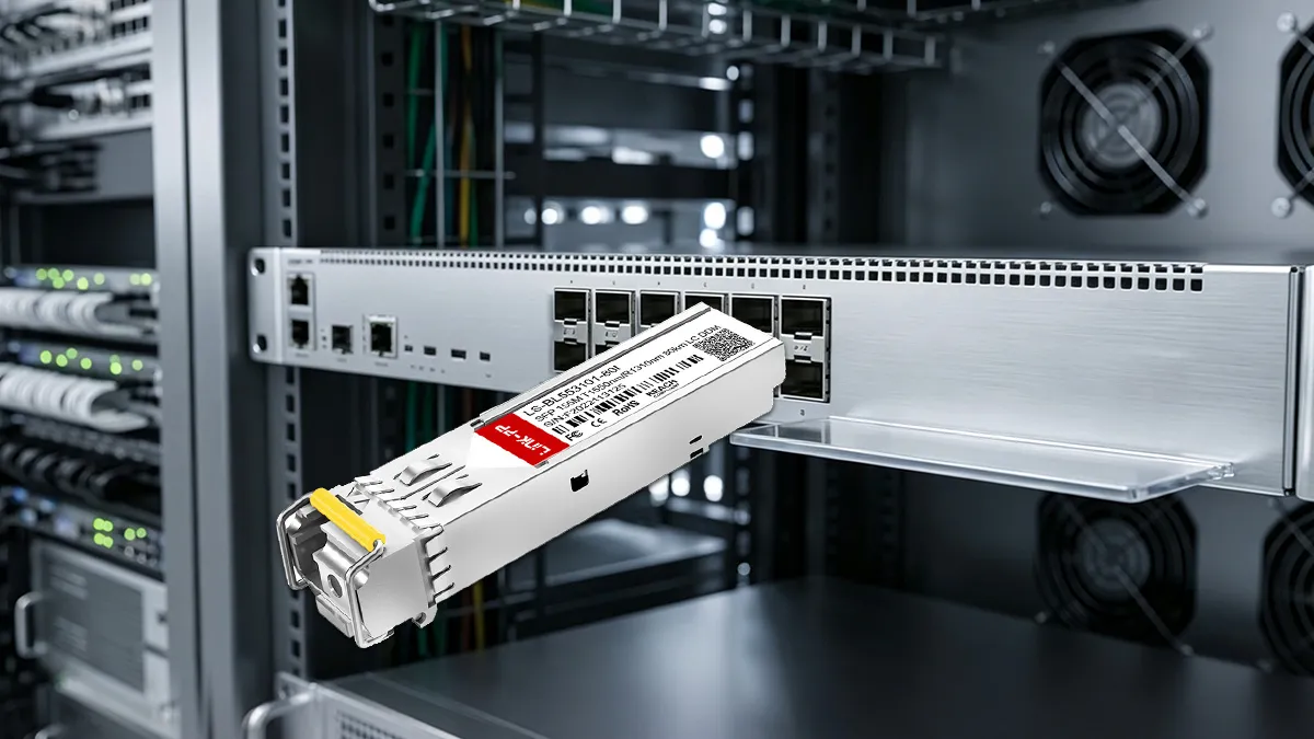 LINK-PP LS-BL553101-80I 155M SFP Usage Demonstration