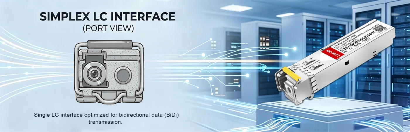LS-BL554901-80I Module with Simplex LC Interface
