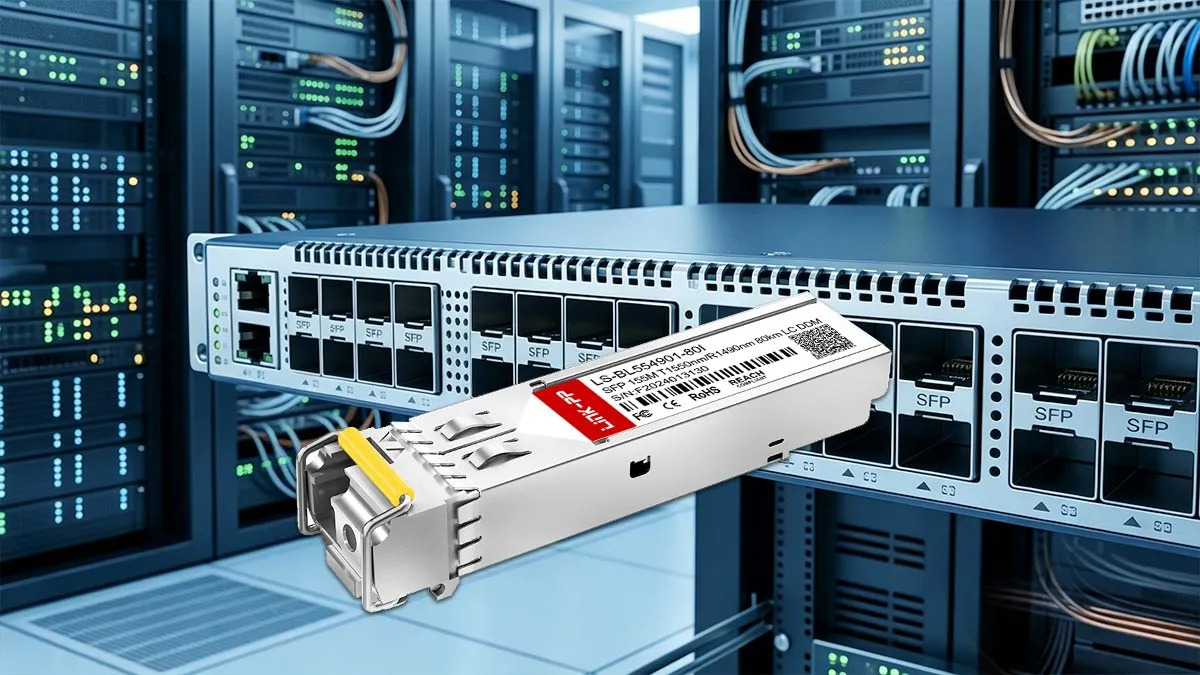LINK-PP LS-BL554901-80I 155M SFP Usage Demonstration