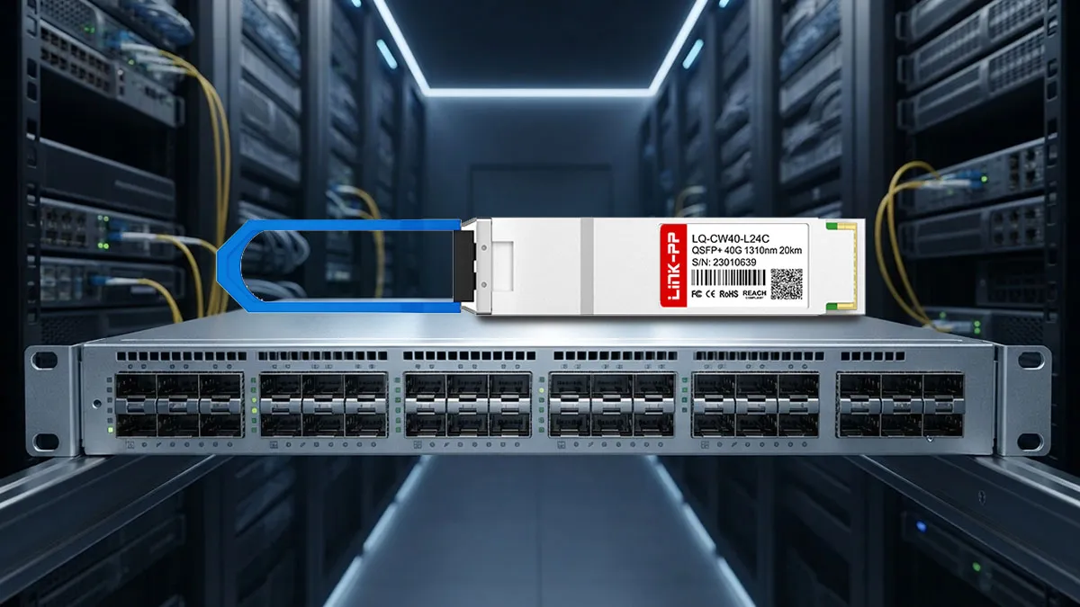 Compatibile con Cisco QSFP-40G-LR4-20 LINK-PP Modulo ottico QSFP+ 40G