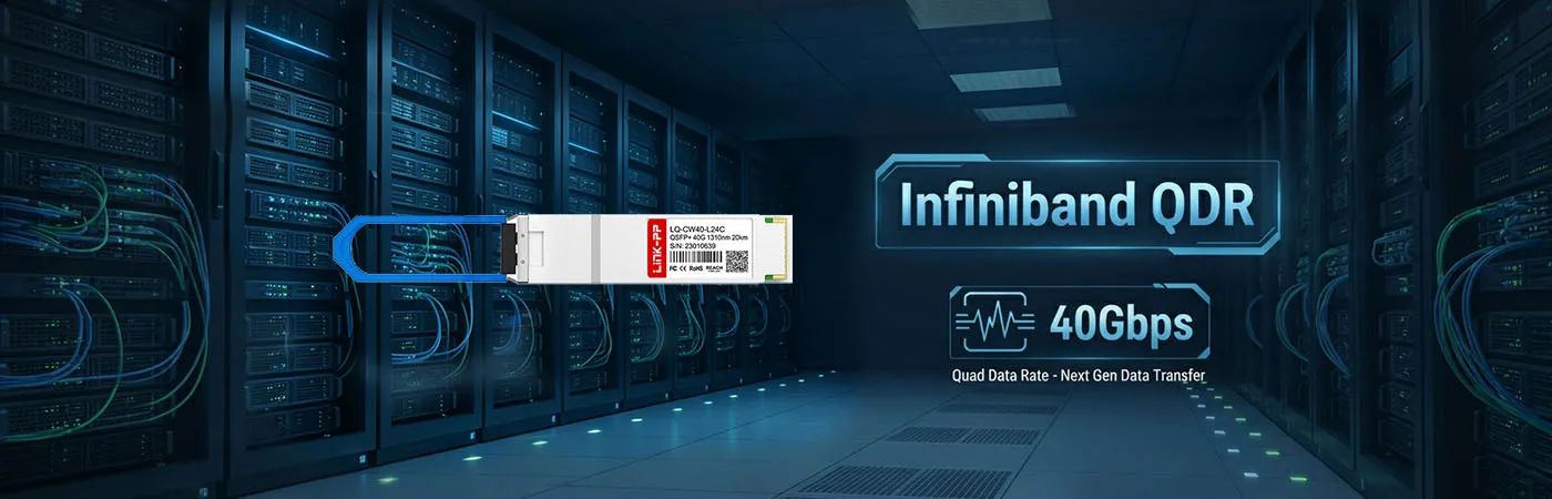 QSFP-40G-LR4-20: Connettività 40G per Infiniband QDR