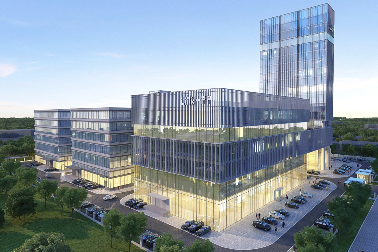 Rendering of LINK-PP's new 100,000 m&sup2; manufacturing campus