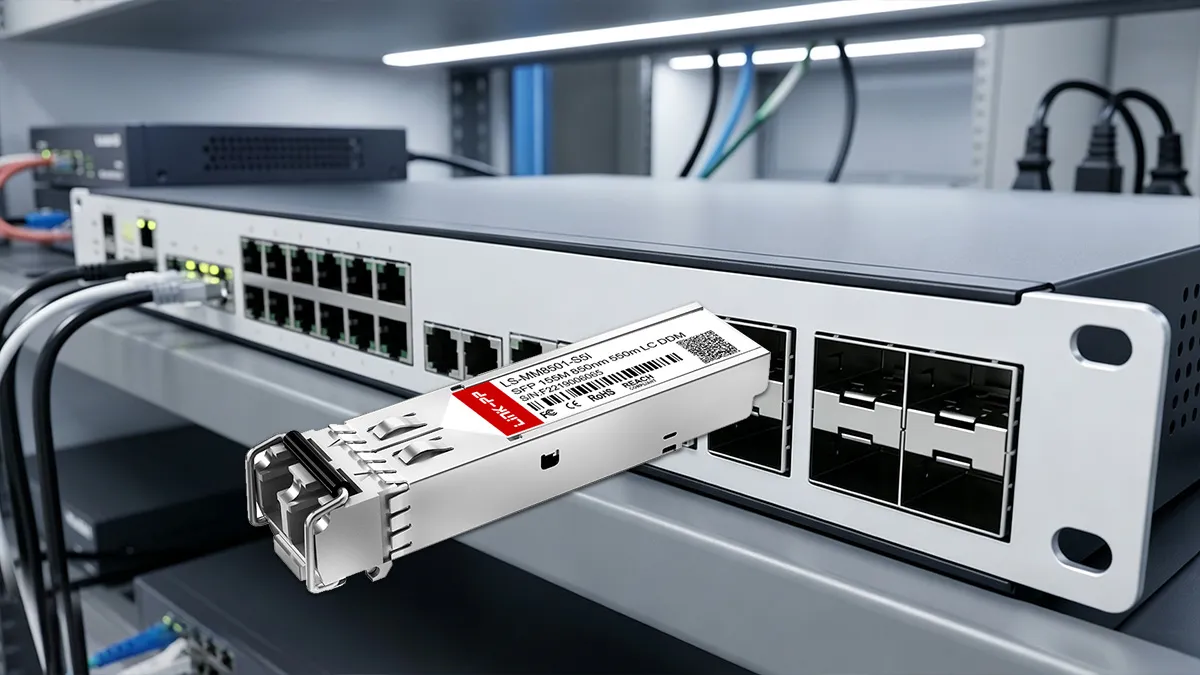 LINK-PP LS-MM8501-S5I 155M SFP Usage Demonstration