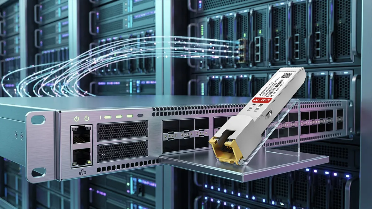 LINK-PP LP-RJ45TGE-3YCI 10GBASE-T SFP+ Usage Demonstration