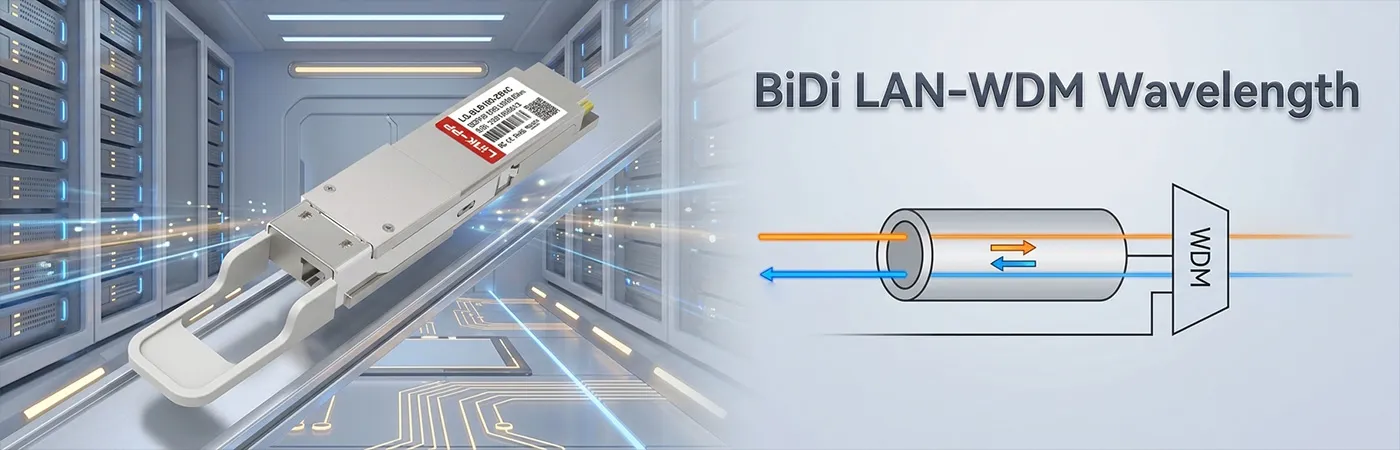 Modulo LQ-BLB100-ZR4C con lunghezza d'onda BiDi LAN-WDM