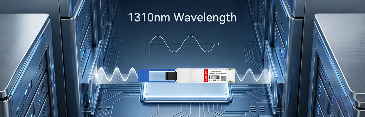 Modulo JNP-QSFP-4X10GE-LR con lunghezza d'onda di 1310 nm