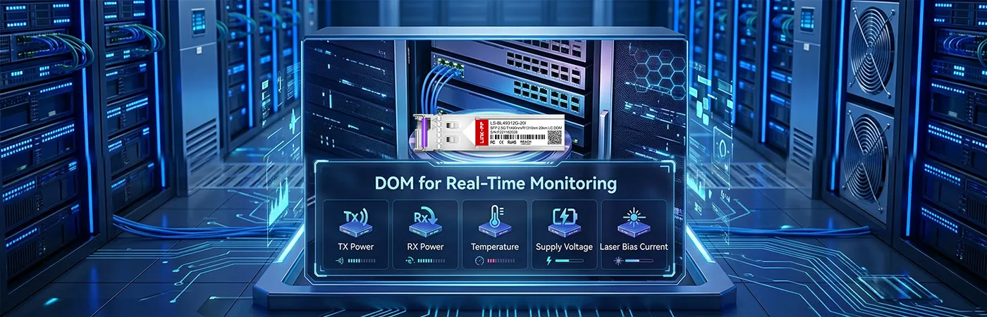 LS-BL49312G-20I Module with DOM for Real-Time Monitoring