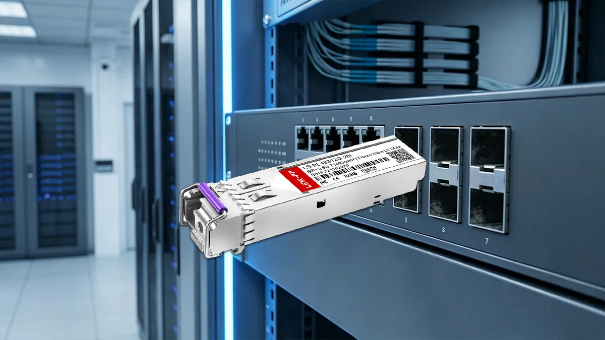 LINK-PP LS-BL49312G-20I 2.5G SFP BiDi Usage Demonstration