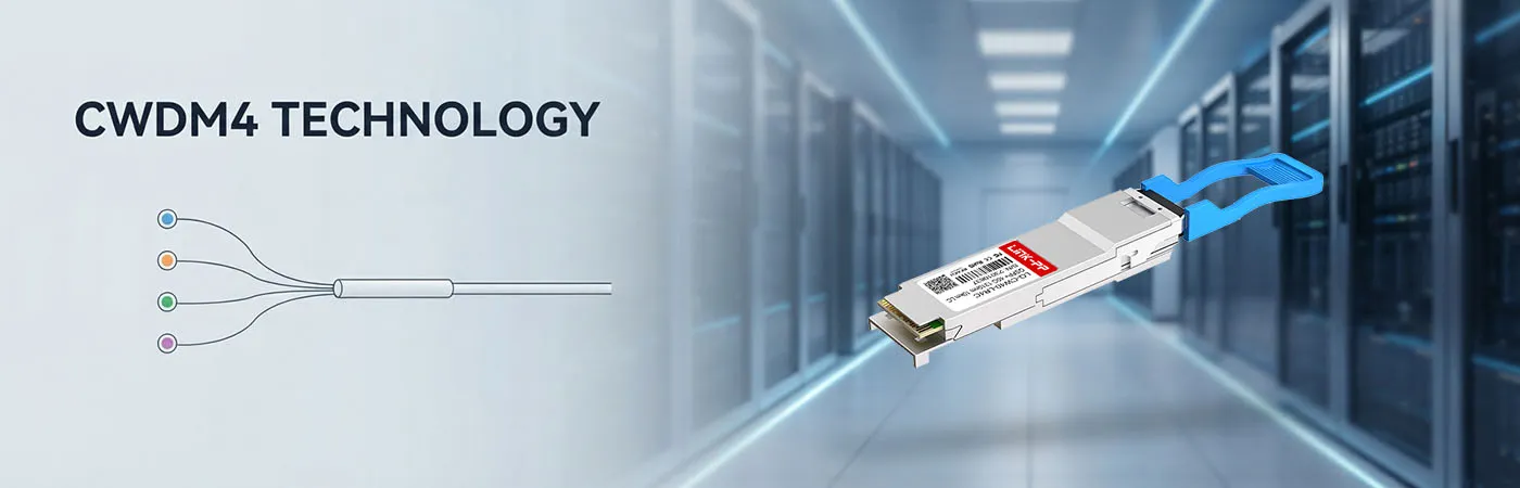 광섬유 효율성을 위한 CWDM4 기술이 적용된 QSFP-40G-LR4 모듈