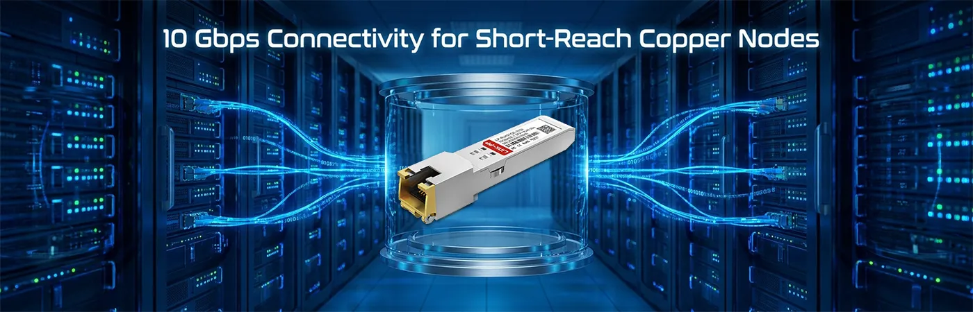 LP-RJ45TGE-3YDI 10-Gbit/s-Konnektivität für Kupferknoten mit kurzer Reichweite