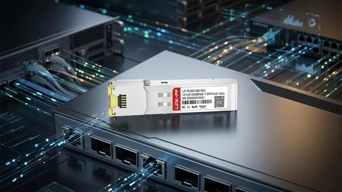 Cisco SFP-GEB-T-IL互換 LINK-PP 10/100/1000BASE-T SFP銅線モジュール