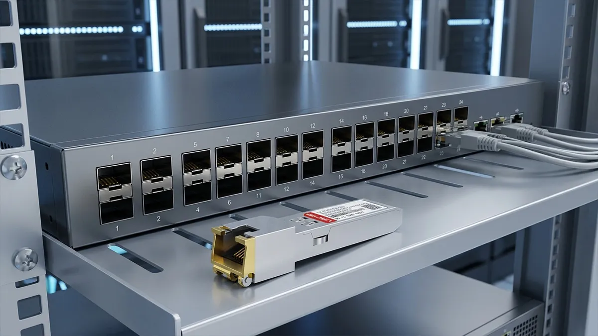 Finisar FCLF-8521-3 Compatible LINK-PP 10 100 1000BASE-T SFP Usage Demonstration