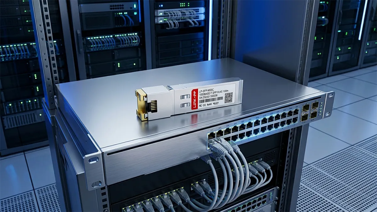 LINK-PP LP-SFP-MS8C 1000BASE-T SFP Usage Demonstration