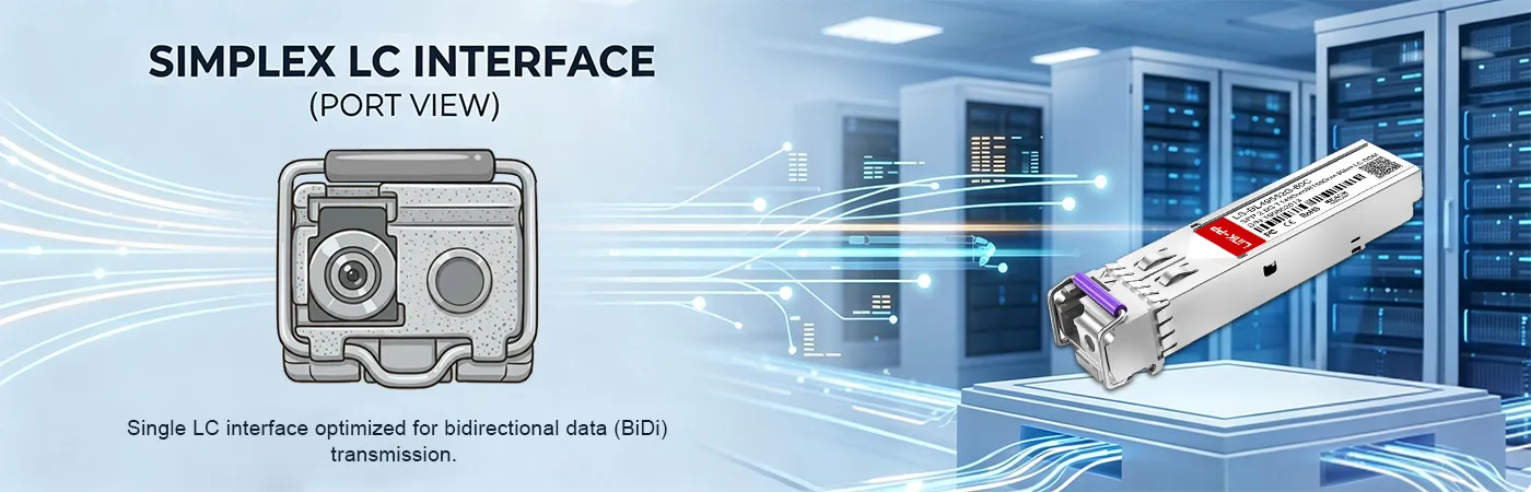 LS-BL49552G-80C Module with Simplex LC Interface