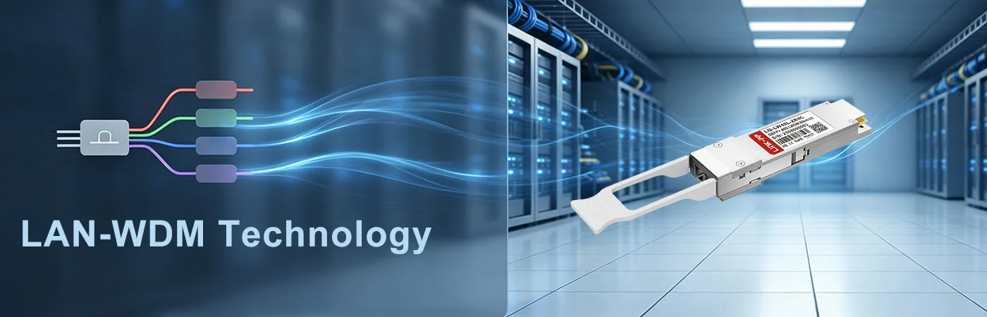 QSFP-ZR4-40G Module with LAN-WDM Technology for Fiber Efficiency