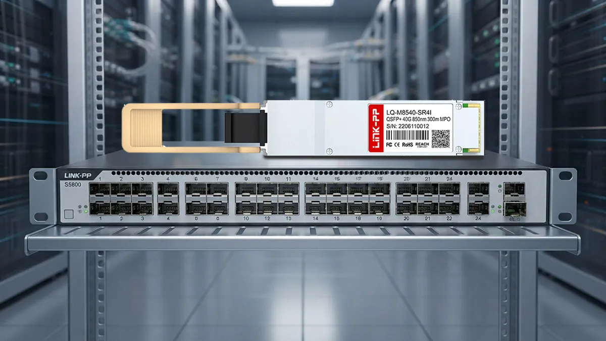 Cisco QSFP-SR4-40G-I Compatible LINK-PP 40G QSFP+ Optical Module