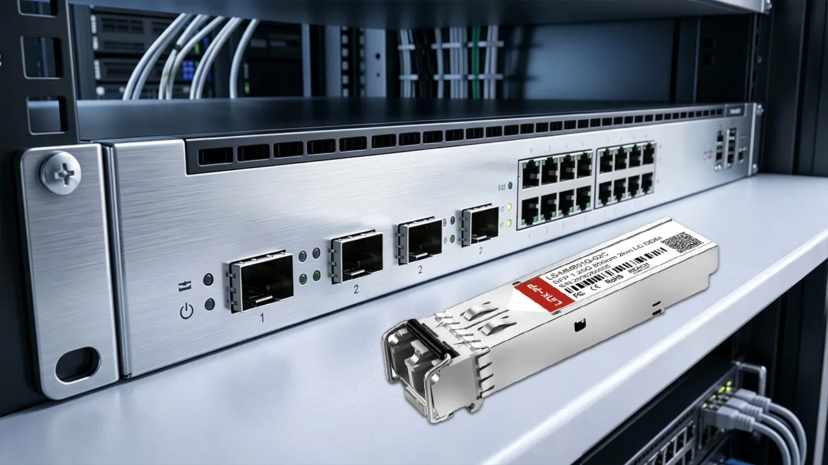 LINK-PP LS-MM851G-02C 1G SFP Usage Demonstration