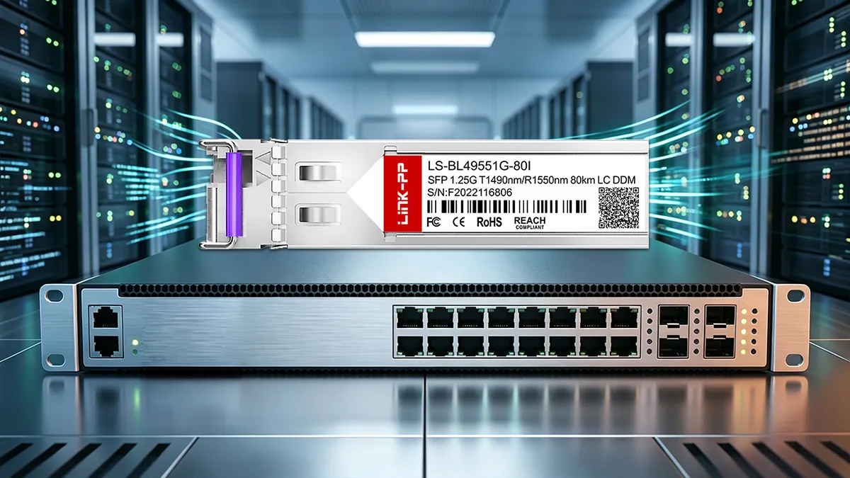 LINK-PP LS-BL49551G-80I 1G BiDi SFP 광 모듈