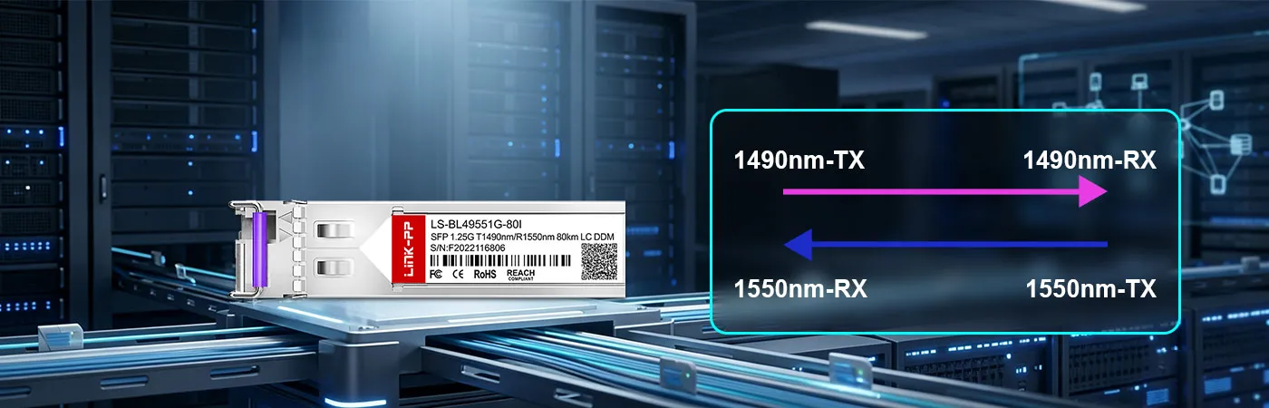 LS-BL49551G-80I 모듈 (송신 파장 1490nm/수신 파장 1550nm)