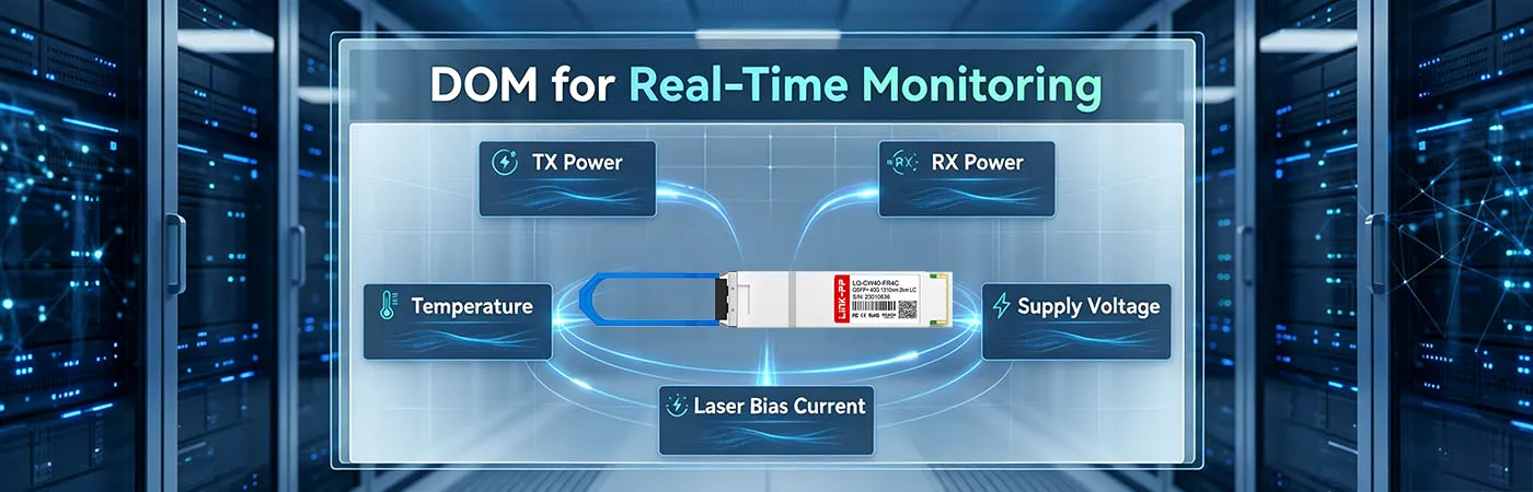 실시간 모니터링을 위한 DOM이 내장된 LQ-CW40-FR4C 모듈