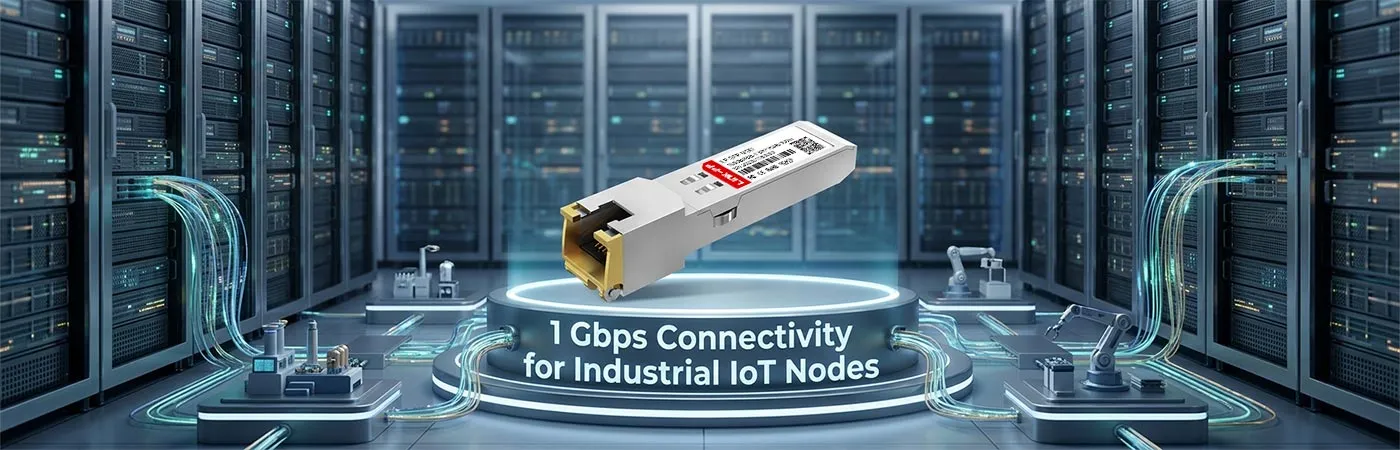 LP-SFP-MS8I: 1 Gbps Connectivity for Industrial IoT Nodes