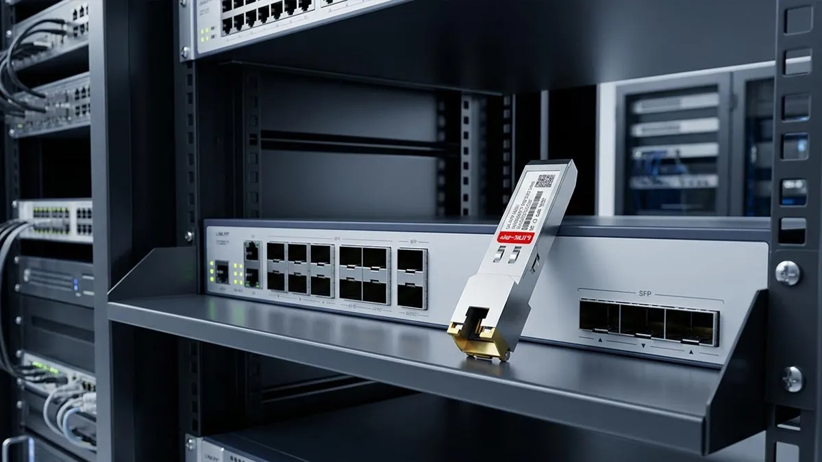 Cisco GLC-T-RGD Compatible LINK-PP 1000BASE-T SFP Usage Demonstration