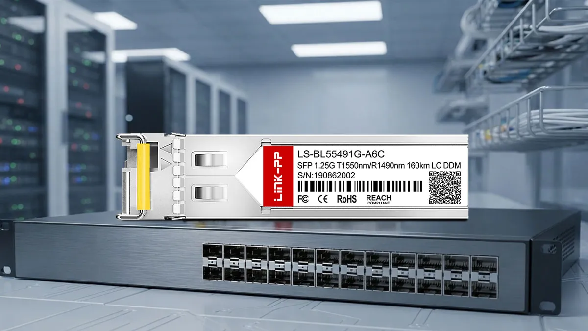 Dell SFP-1G54-BX160互換 LINK-PP 1G BiDi SFP光モジュール