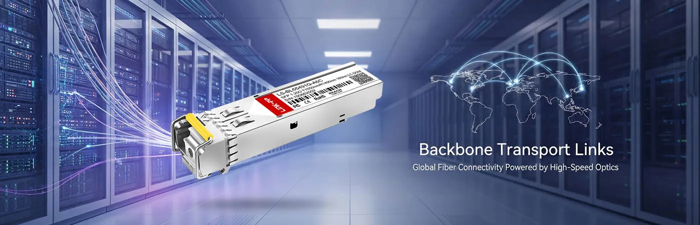 SFP-1G54-BX160：バックボーン伝送リンク向け1G接続