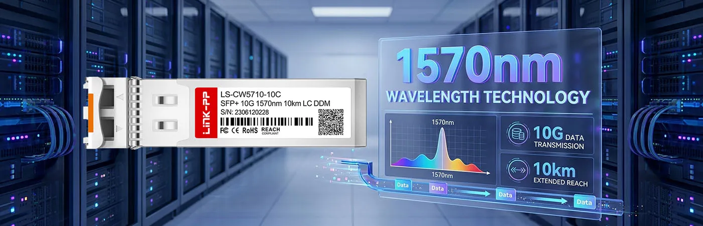 CWDM-SFP10G-10M Module with 1570nm Wavelength