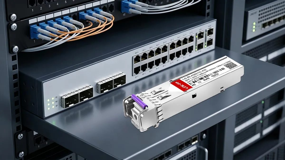 LINK-PP LS-BL49551G-A2I 1G BiDi SFP Usage Demonstration