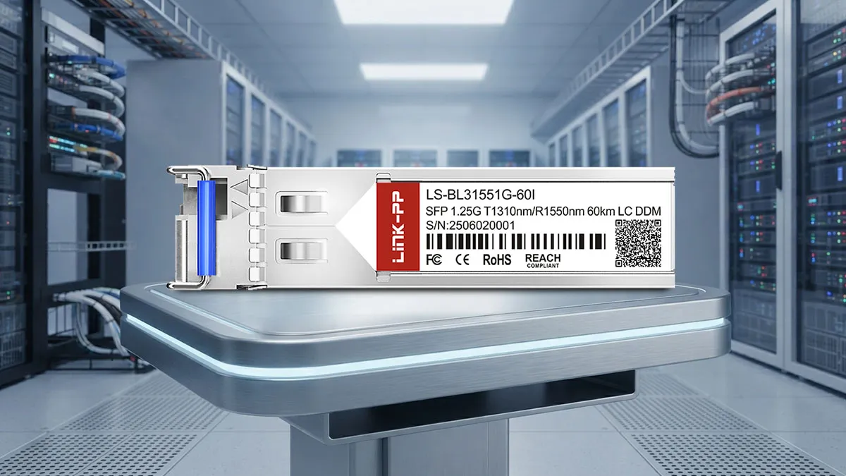LINK-PP مواصفات وحدة SFP ثنائية الاتجاه LS-BL31551G-60I بسرعة 1.25 جيجابت
