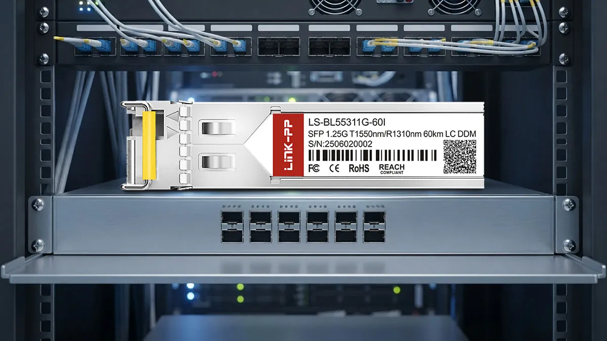 LINK-PP Módulo Óptico SFP BiDi LS-BL55311G-60I 1G