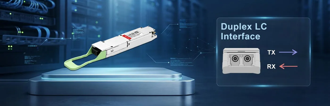LQ-CW400-FR4C Module with Duplex LC Interface