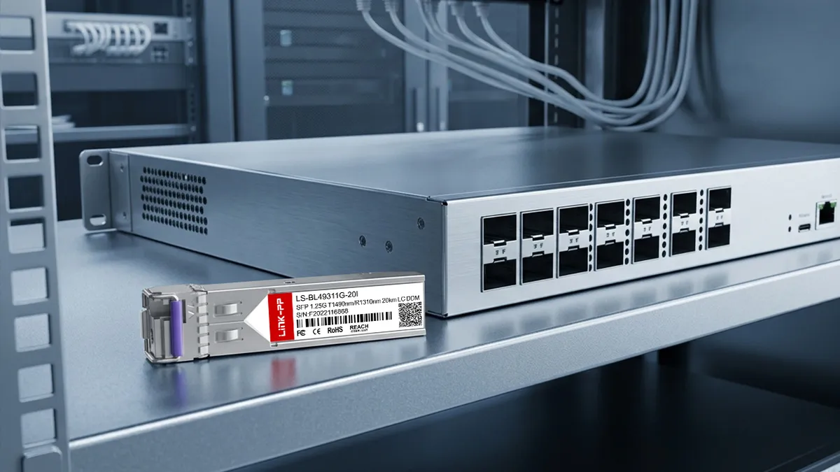 LINK-PP LS-BL49311G-20I 1G BiDi SFP Usage Demonstration