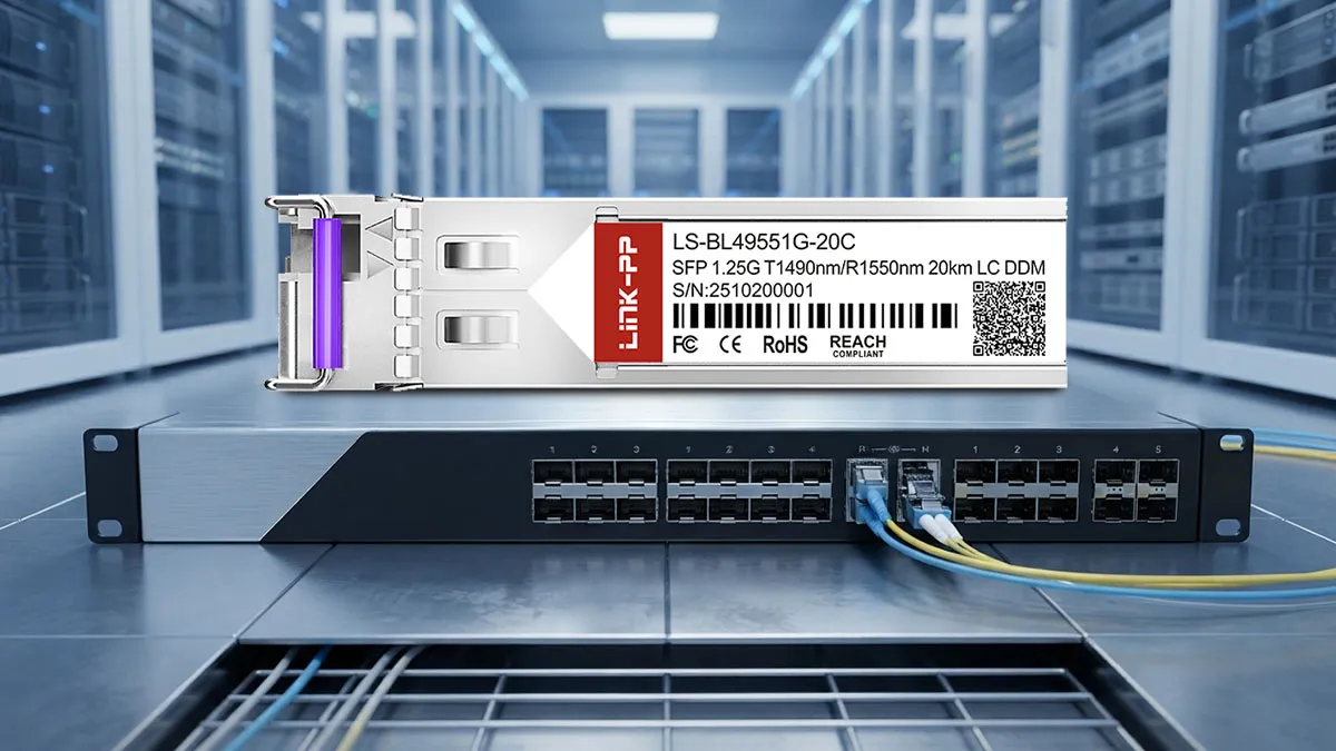 LINK-PP Οπτική μονάδα LS-BL49551G-20C 1G BiDi SFP