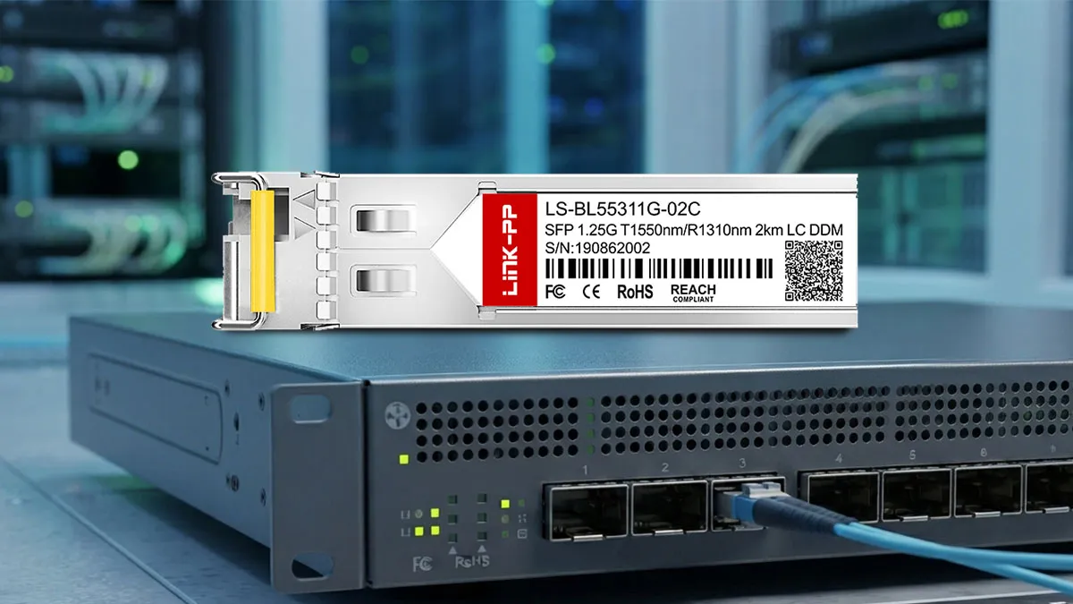 LINK-PP LS-BL55311G-02C 1G BiDi SFP 광 모듈