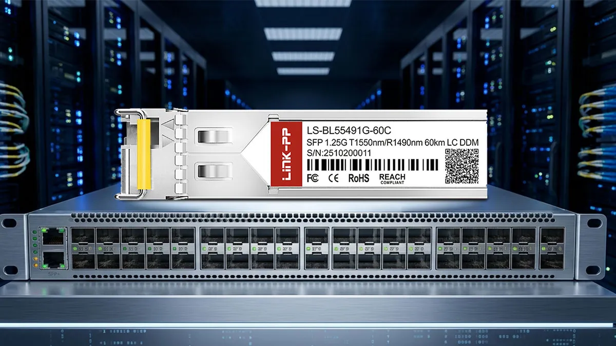 LINK-PP LS-BL55491G-60C 1G BiDi SFP 광 모듈