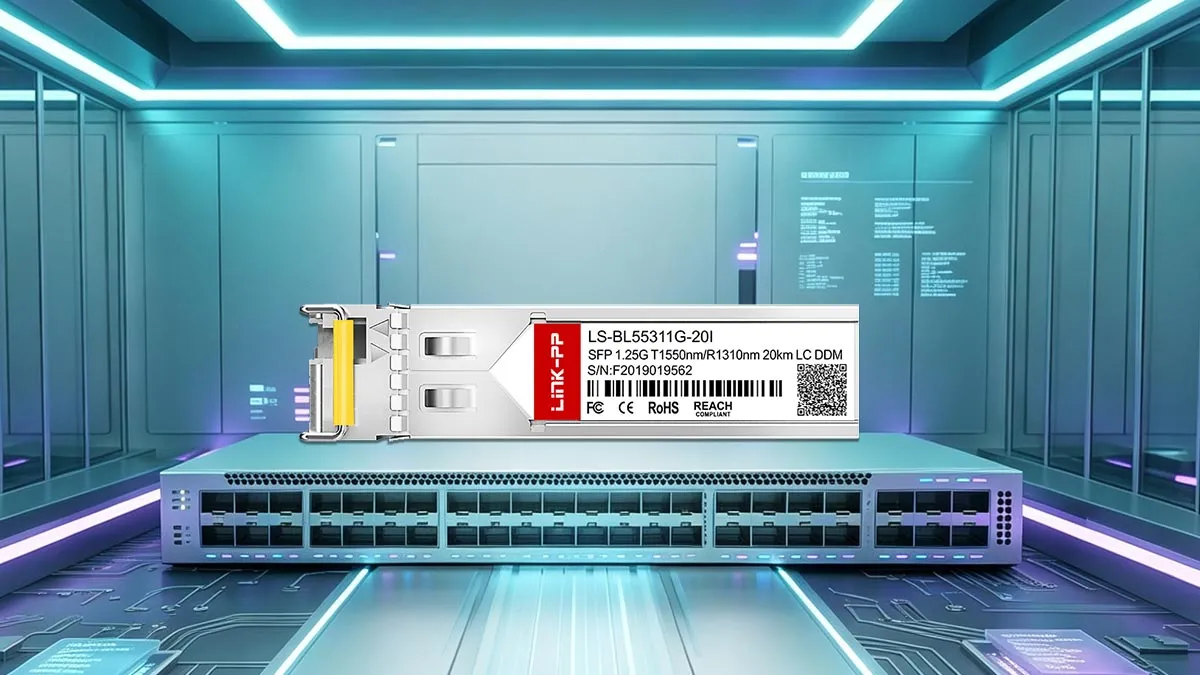 LINK-PP وحدة بصرية LS-BL55311G-20I 1G BiDi SFP