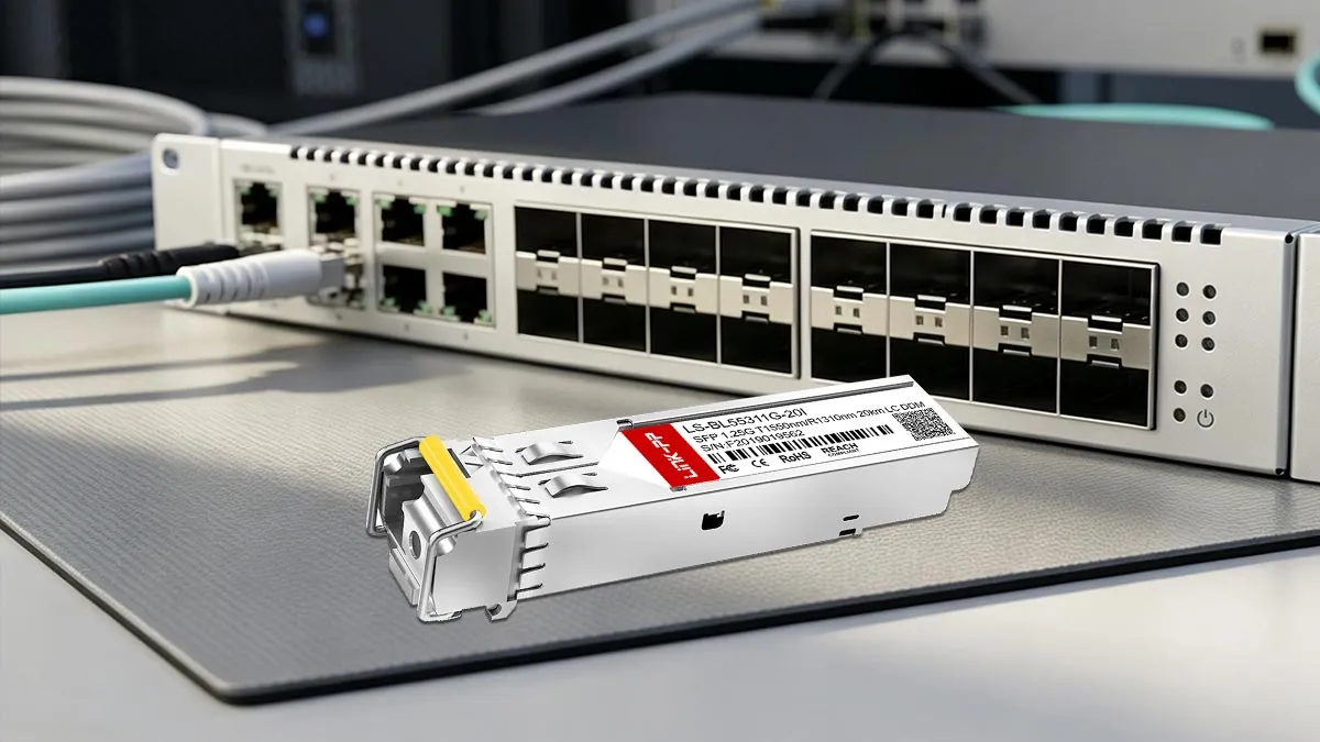 LINK-PP LS-BL55311G-20I 1G BiDi SFP Usage Demonstration