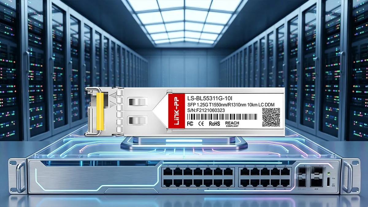 LINK-PP وحدة بصرية LS-BL55311G-10I 1G BiDi SFP