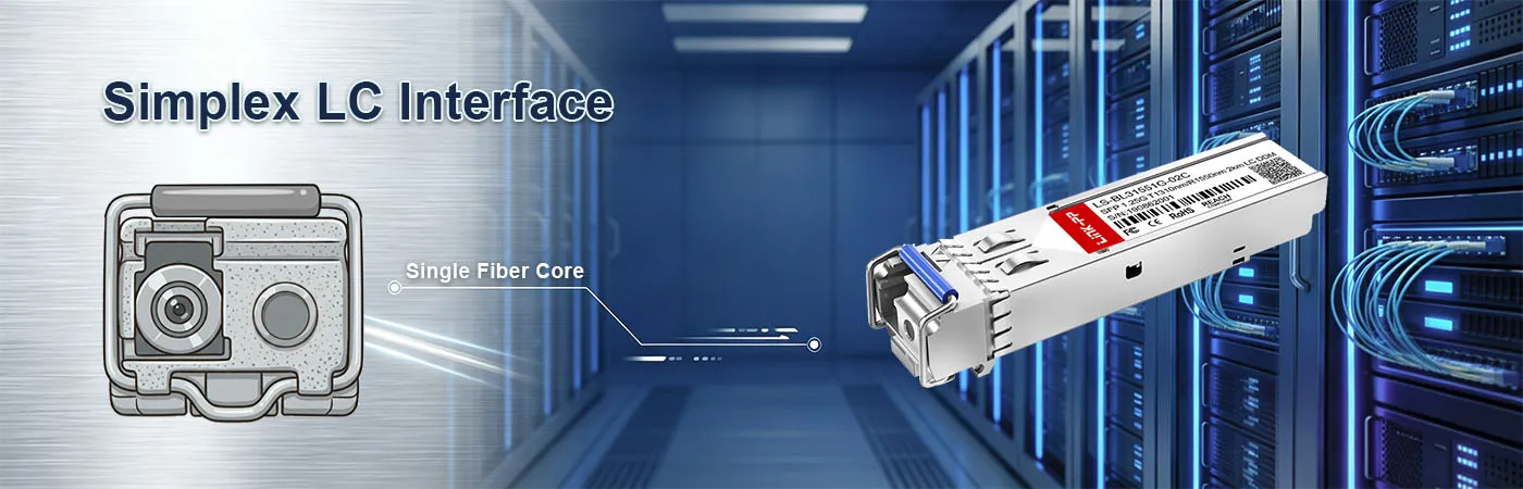 심플렉스 LC 인터페이스를 갖춘 LS-BL31551G-02C 모듈