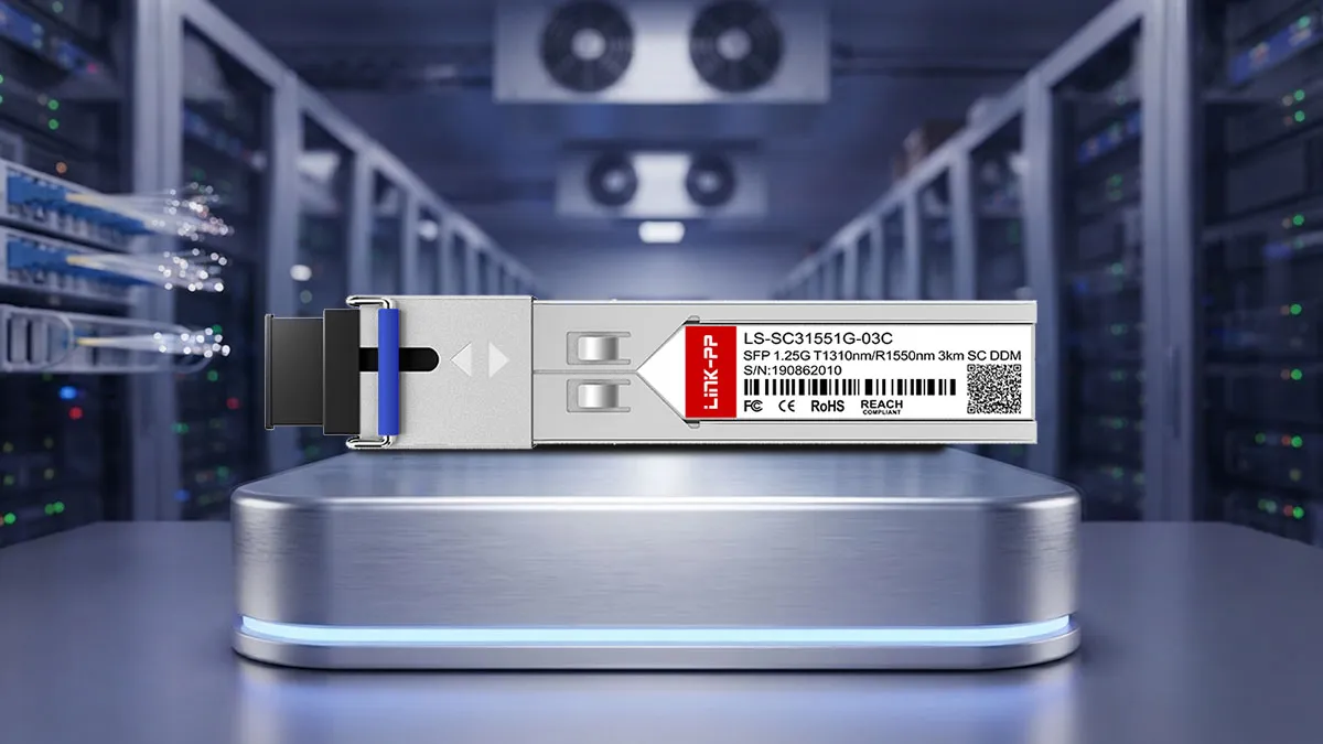 LINK-PP مواصفات وحدة SFP ثنائية الاتجاه LS-SC31551G-03C بسرعة 1 جيجابت