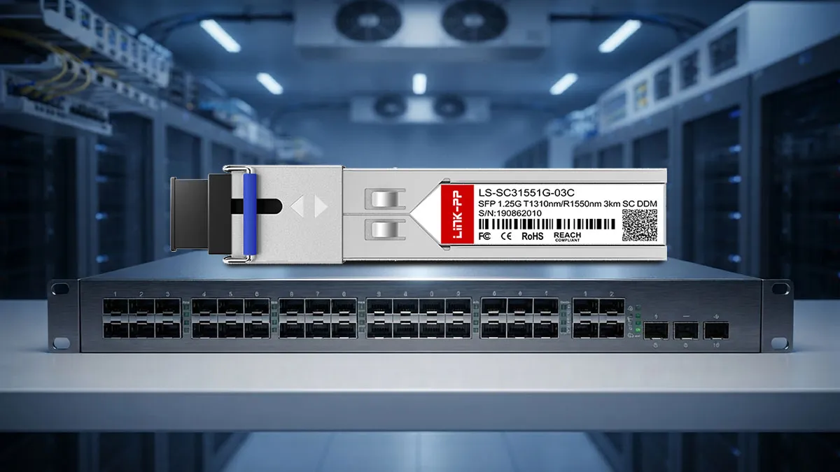 LINK-PP وحدة بصرية LS-SC31551G-03C 1G BiDi SFP