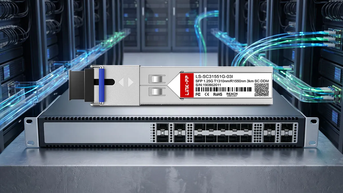 LINK-PP Modulo ottico SFP BiDi 1G LS-SC31551G-03I