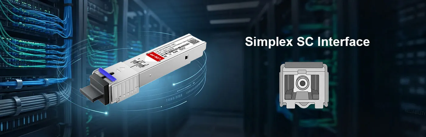 Módulo LS-SC31551G-10C com interface SC simplex