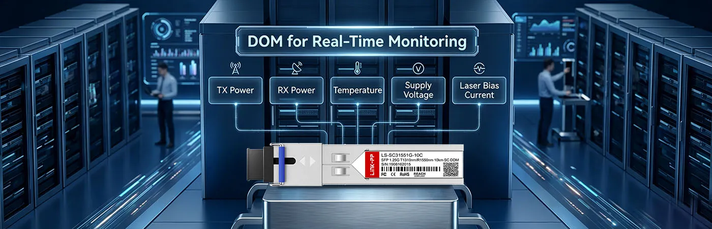Módulo LS-SC31551G-10C com DOM para monitoramento em tempo real